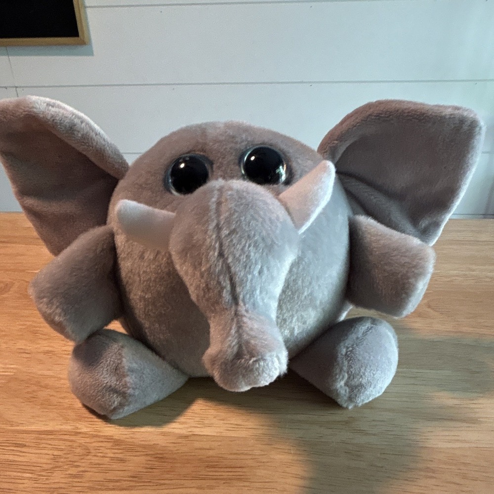 Wild Republic Gray Elephant Plush Stuffed Animal, Small 6-14 in, Washable, 2011